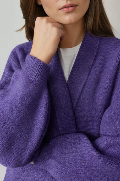 Lange Fit Brei Cardigan - Image 4