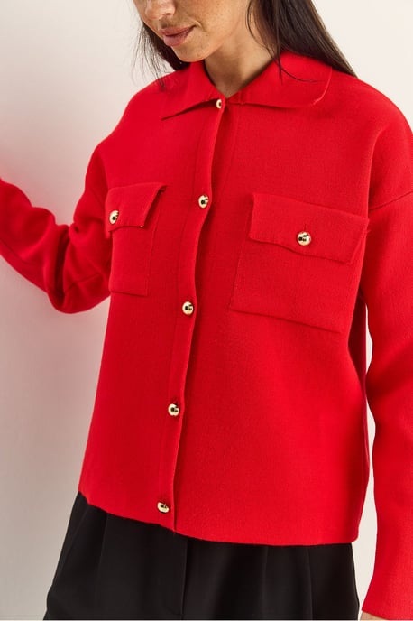 Polo Kraag Cardigan - Image 6