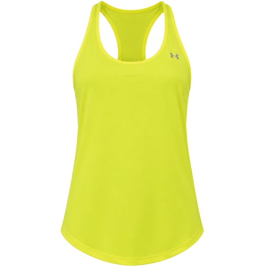 Under Armour HeatGear Mesh Back Womens Yellow Vest - Image 1