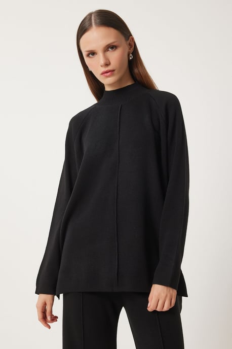 Rib Detailed Knitted Two-Piece Set - Image 3