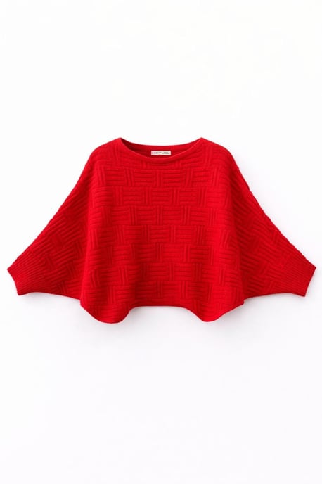 Oversized Gelaagd Geribbeld Coltrui - Image 2