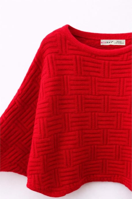 Oversized Gelaagd Geribbeld Coltrui - Image 3