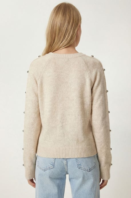 Crew Neck Uitsnijding Trui - Image 6