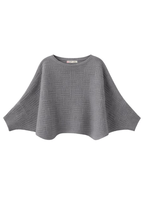 Oversized Gelaagd Geribbeld Coltrui - Image 2