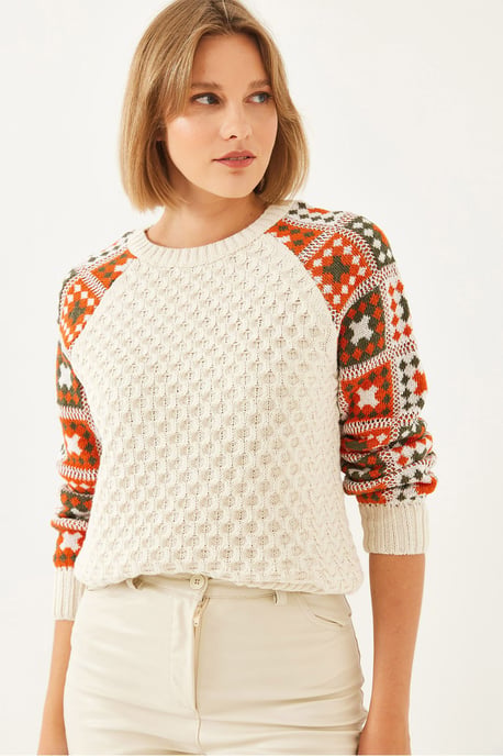 Gestreepte Breisels Crewneck Trui - Image 5