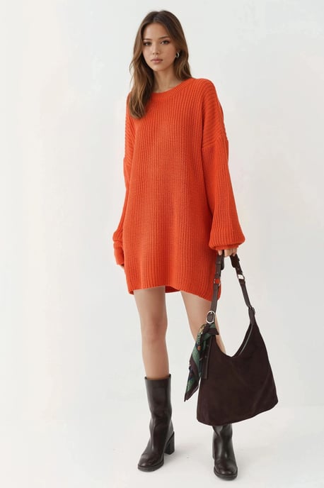 Oversized Lange Pasvorm Trui - Image 4