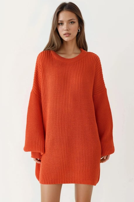 Oversized Lange Pasvorm Trui - Image 6