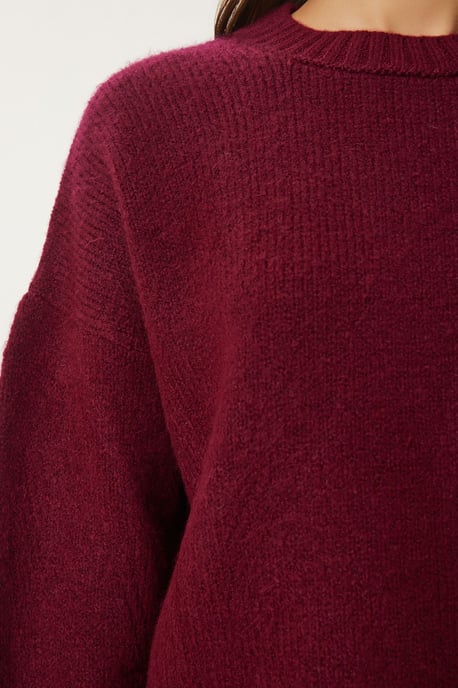 Crew Neck Oversized Basic Tröja - Image 5
