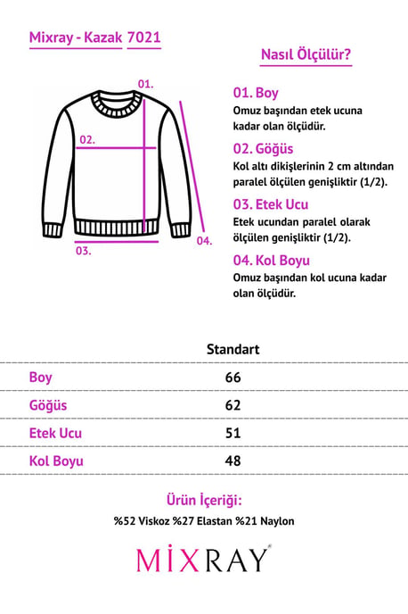Oversized Ribbed Knit Sweater - Image 3