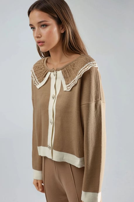 Knopjeskraag Brei Sweater voor Baby - Image 4