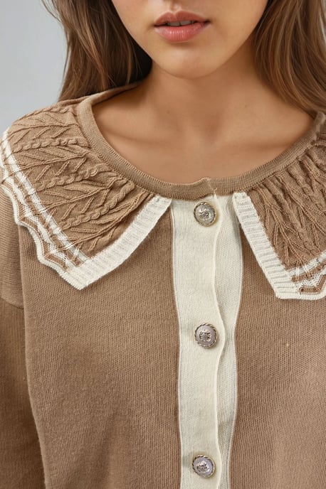 Knopjeskraag Brei Sweater voor Baby - Image 6