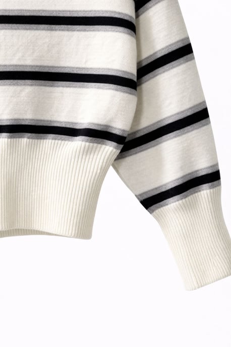 Geribbelde Bootneck Trui - Image 2