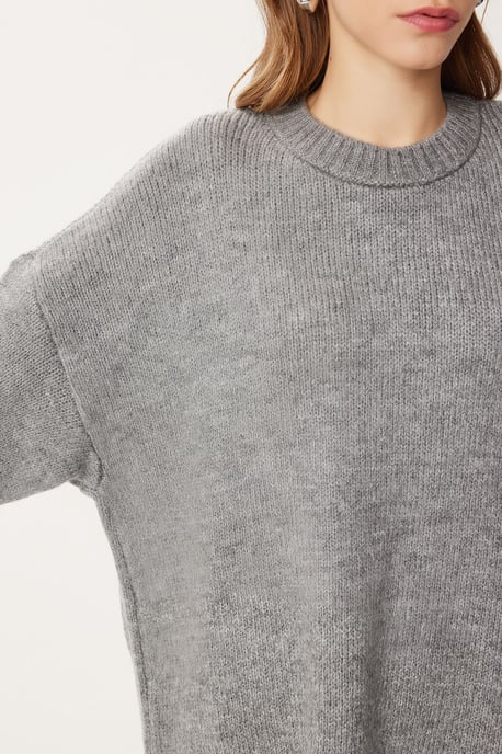 Crew Neck Oversized Grundtröja - Image 4