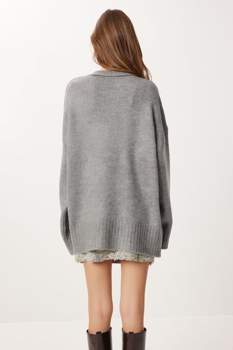 Crew Neck Oversized Grundtröja - Image 5
