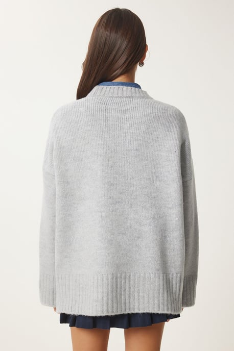 Crew Neck Oversized Grundtröja - Image 6