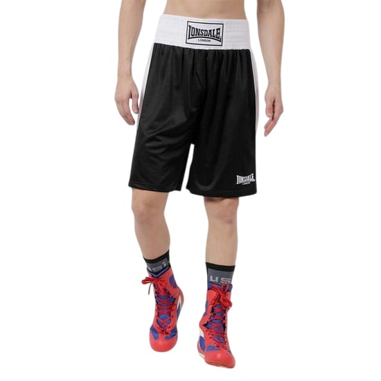 Lonsdale Heren Boksbroek (Zwart) - Image 1