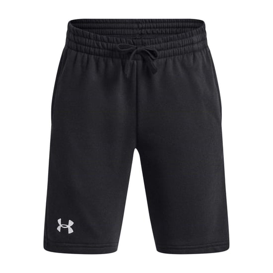 Under Armour Kinderen/Kinderen Rival Fleece Shorts (Zwart/Wit) - Image 1