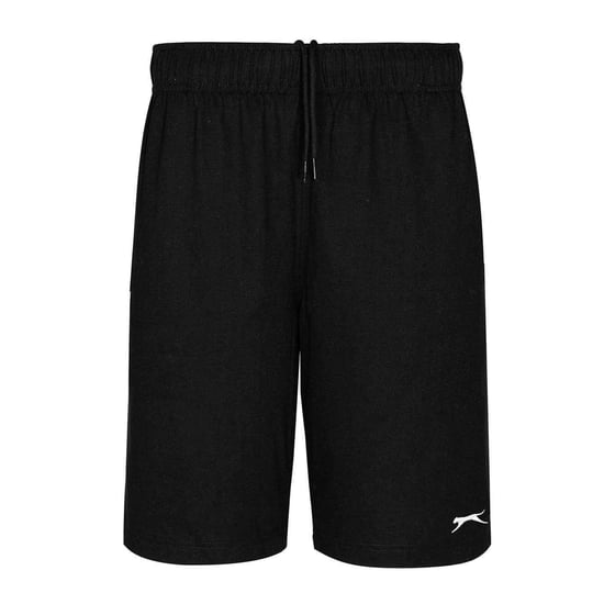 Slazenger Heren Casual Jersey Korte Broek van Katoenmix (Zwart) - Image 2