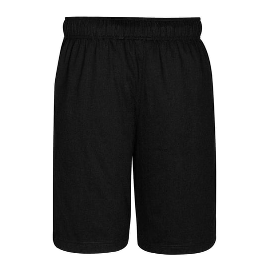 Slazenger Heren Casual Jersey Korte Broek van Katoenmix (Zwart) - Image 3