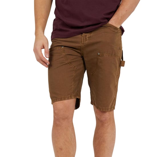 Brave Soul Mens Woven Carpenter Loose Fit Casual Shorts (Brown) - Image 2