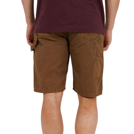 Brave Soul Mens Woven Carpenter Loose Fit Casual Shorts (Brown) - Image 3