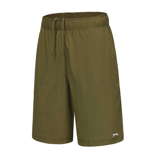 Slazenger Heren Casual Jersey Korte Broek van Katoenmix (Khaki) - Image 3
