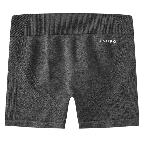 USA Pro Kinderen/Kinderen Naadloze Wielershorts (Houtskool) - Image 1