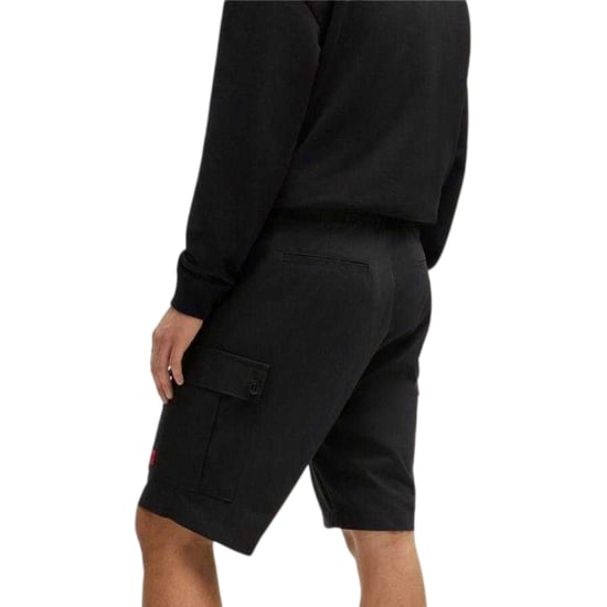 Hugo Mens Cargo Shorts (Black) - Image 2