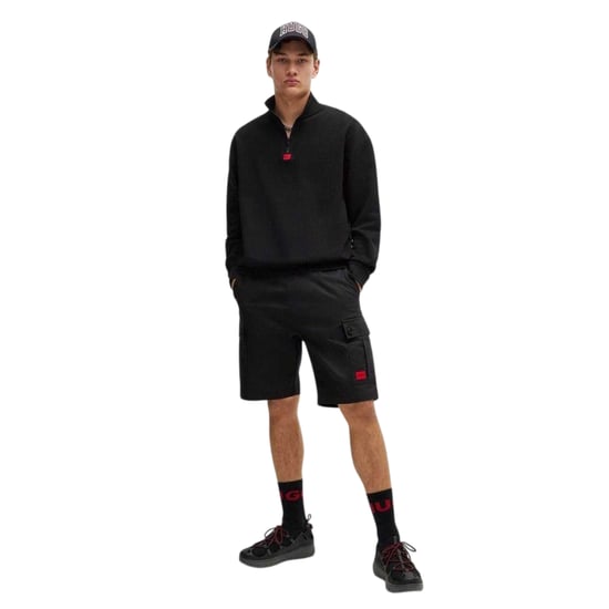 Hugo Mens Cargo Shorts (Black) - Image 3