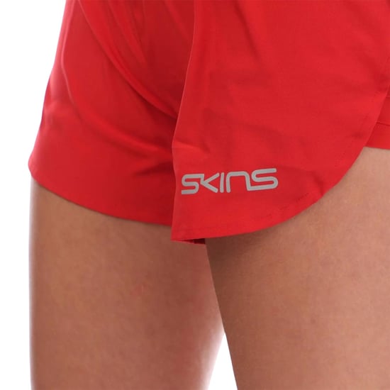 Skins Dames/Dames Series-3 Superpose Hardloopshort (Rood) - Image 3