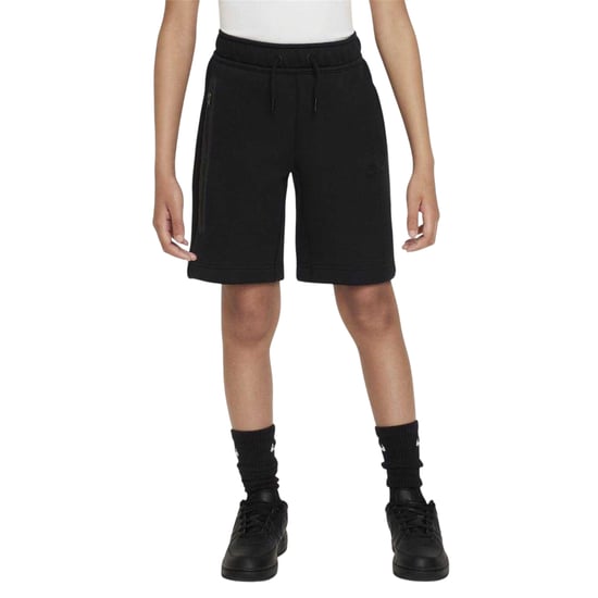 Nike Kinder/Kids Tech Fleece Relaxed Fit Korte Broek (Zwart) - Image 3