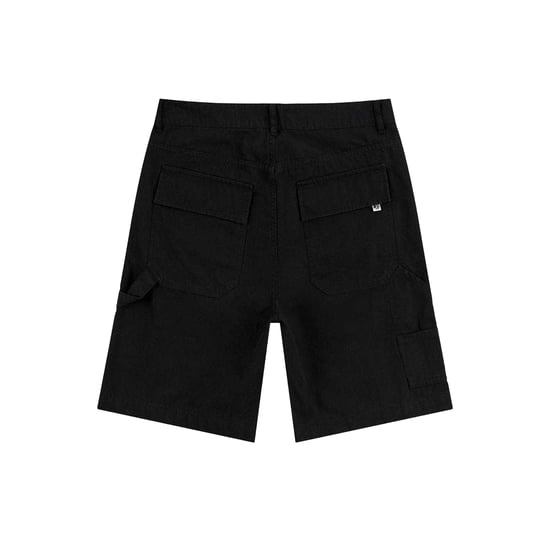 Pretty Green Mens Stamford Cargo Shorts (Black) - Image 2