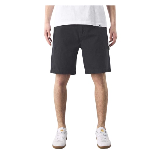 Pretty Green Mens Stamford Cargo Shorts (Black) - Image 4