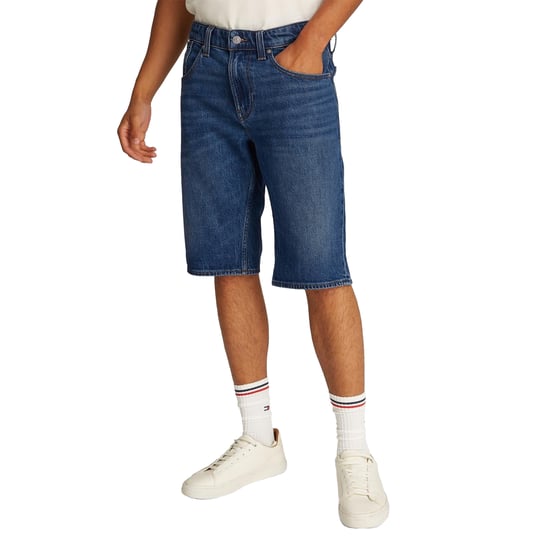 Tommy Jeans Heren Ronnie Denim Korte Broek (Donkere Denim) - Image 1