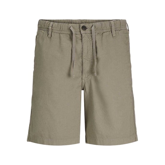 Jack And Jones Mens Linen Blend Shorts (Dusty Olive) - Image 1