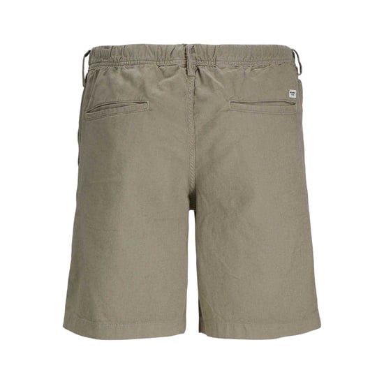 Jack And Jones Mens Linen Blend Shorts (Dusty Olive) - Image 2