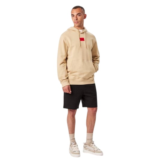 Hugo Heren Fleece Sweat Shorts (Zwart) - Image 3