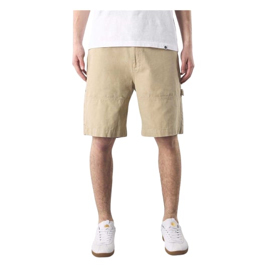 Pretty Green Mens Stamford Cargo Shorts (Taupe) - Image 1