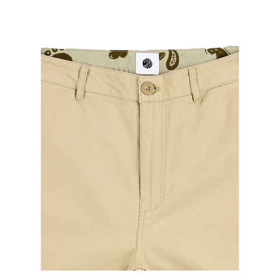 Pretty Green Mens Stamford Cargo Shorts (Taupe) - Image 4