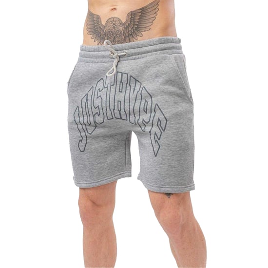 Hype Heren Letterman Sweat Shorts (Grijs Marl) - Image 2