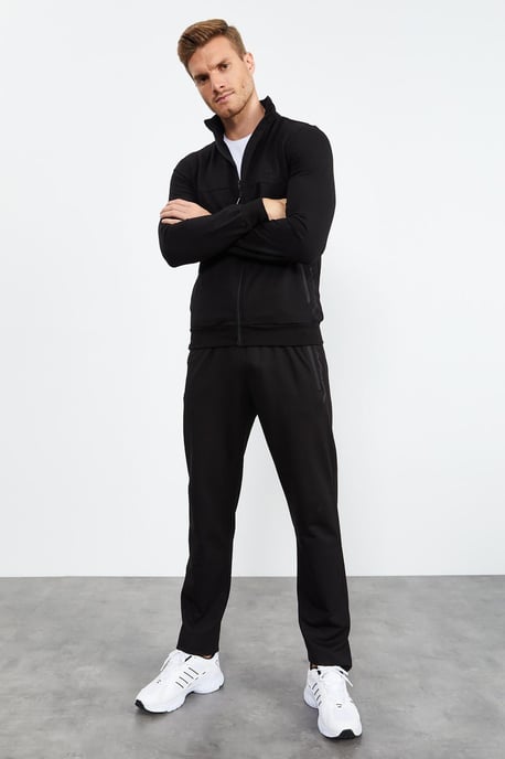 Heren Sweatshirt en Broeken Set met Ritsfront - Image 1