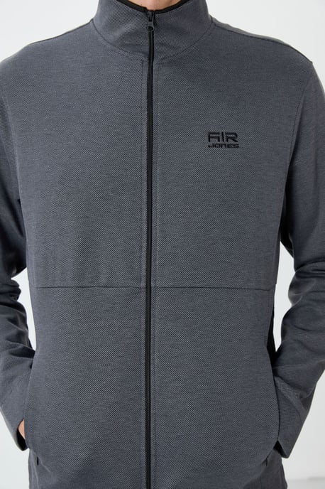 Heren Sweatshirt met Ritskraag en Broek Set - Image 6