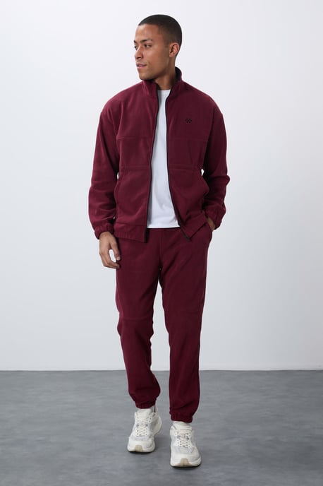 Men's Polyester Sweatshirt And Pants Set - Image 2