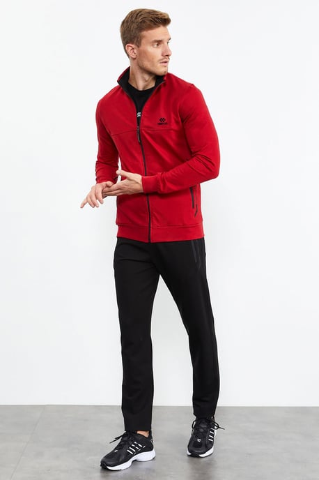 Men's Zip-Front Sweatshirt And Pants Set - Image 4