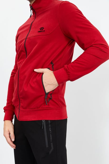 Men's Zip-Front Sweatshirt And Pants Set - Image 6