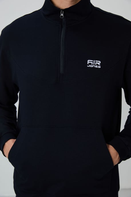 Men's Zip-Front Sweatshirt And Pants Set - Image 5