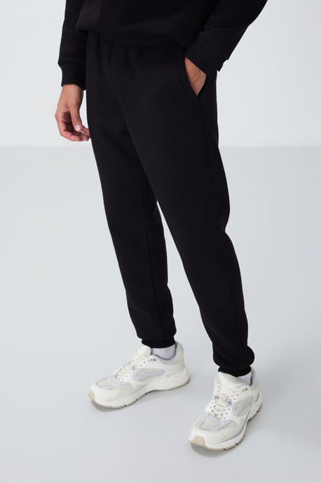 Heren katoen-polyester fleece sweatshirt en broekset - Image 3