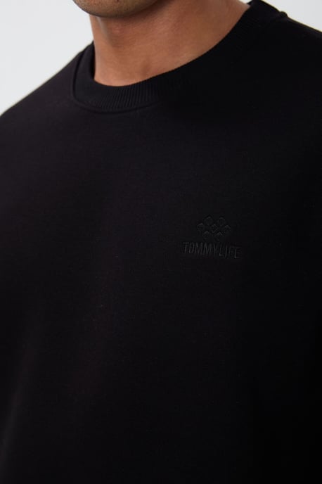 Heren katoen-polyester fleece sweatshirt en broekset - Image 6