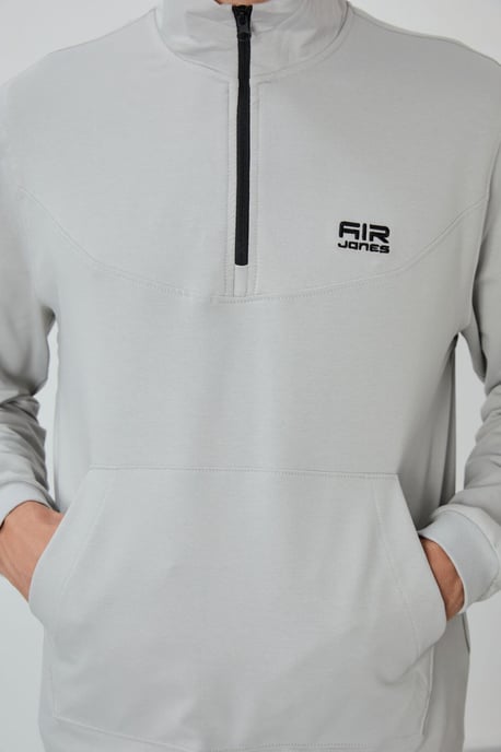Men's Zip-Front Sweatshirt And Pants Set - Image 3