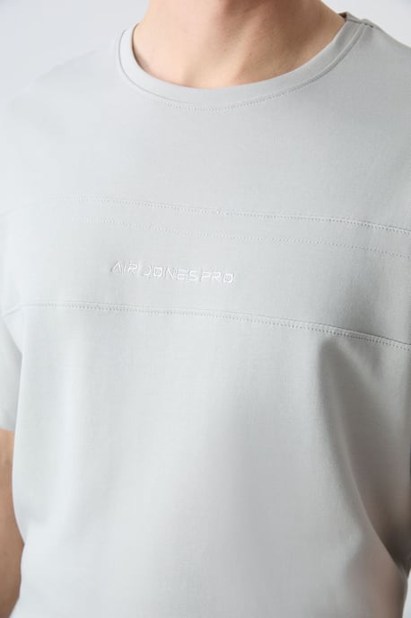 Herrars oversized t-shirt och shorts-set i bomullsblandning - Image 5